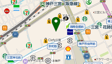 ミント 三宮店の地図画像