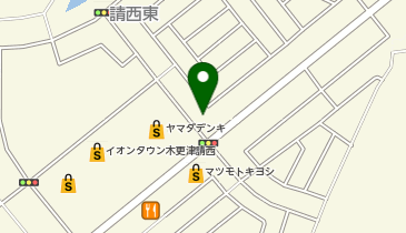 元祖からあげ本舗だるま 木更津請西店の地図画像