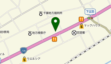 元祖からあげ本舗だるま 八日市場店の地図画像