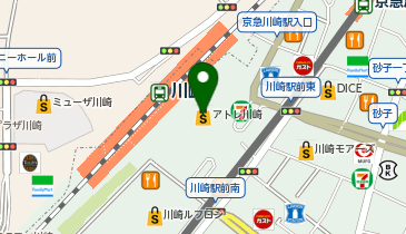 SOCIE beauty studio(ビューティスタジオソシエ) アトレ川崎店の地図画像
