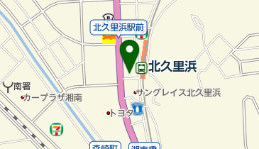 JAよこすか葉山 北久里浜支店直売所の地図画像