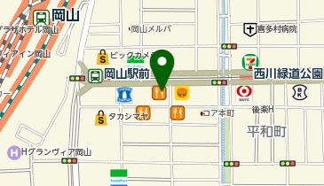 ホワイトニングカフェ 岡山店の地図画像