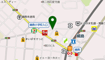 タイ料理 バーンラックの地図画像