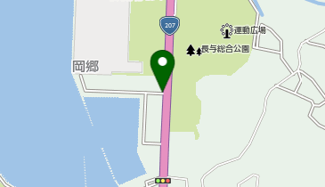 長与シーサイドパークフットサルコートの地図画像