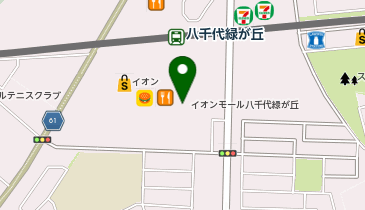 トイズ スポット パロ イオンモール八千代緑が丘店の地図画像