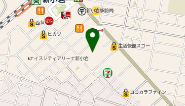 YOKO's GYM 新小岩店の地図画像