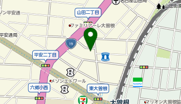 宇奈とと 大曽根店の地図画像