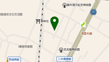 いなほ食堂+ヘミングアーツの地図画像