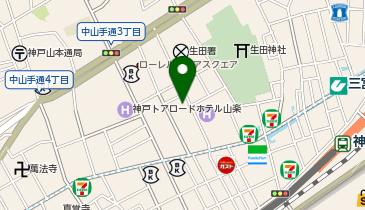 鮨たかはまの地図画像