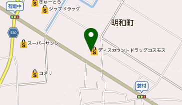 ディスカウントドラッグコスモス 明和店の地図画像
