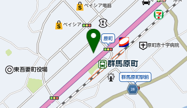 焼肉あぐり あがつま店の地図画像