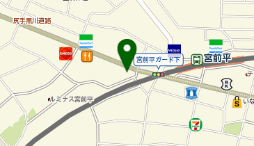 鶏笑 宮前平駅前店の地図画像