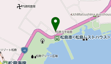 KEY'S CAFE(キーズ カフェ) 松島離宮 海の駅店の地図画像