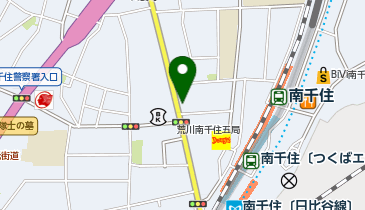 餃子の雪松 南千住店の地図画像