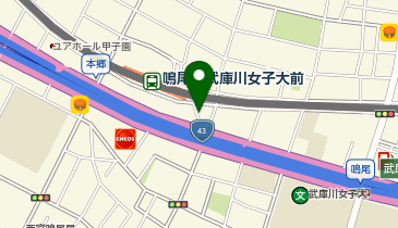 19時のGohoubi(ゴホウビ) 鳴尾店の地図画像