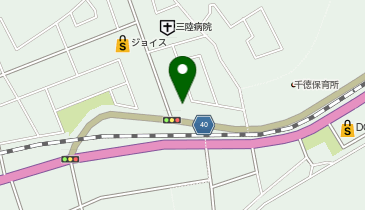 ラポールヘア 宮古店の地図画像