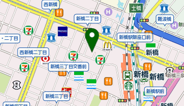 きなこととろり ウィング新橋店の地図画像