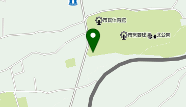 中野市営野球場の地図画像