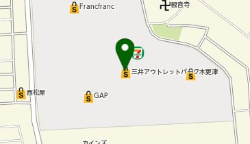 ジグソーパズルのお店 マスターピース 三井アウトレットパーク木更津店の地図画像