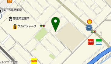 ハーモニーライフ若葉の地図画像