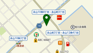 ドミノピザ 旭川パワーズ店の地図画像