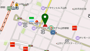 self-A(セルフ エー) ハニービー山形の地図画像