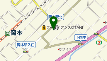 大型コインランドリー ララ・ドリーム 岡本店の地図画像
