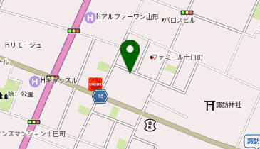 レーベン山形十日町 THE MID TOWER(ザ ミッド タワー)の地図画像