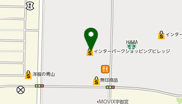 Gapストア 宇都宮インターパーク店の地図画像