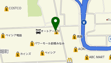 Gap Outlet パワーモール前橋南店の地図画像