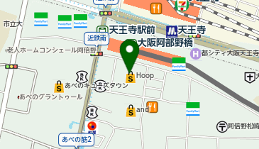 Gapストア あべのHoop店の地図画像