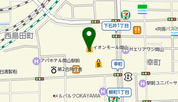 Gapストア イオンモール岡山店の地図画像