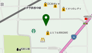 Gapストア エミフルMASAKI店の地図画像