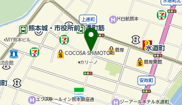 Gapストア 熊本鶴屋店の地図画像