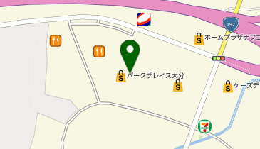 Gapストア パークプレイス大分店の地図画像