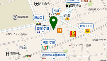 パンは空気だ 西新店の地図画像