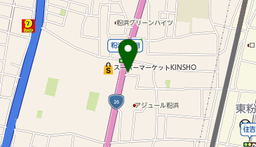 ふわこっぺ Bear's(ベアーズ) 粉浜店の地図画像