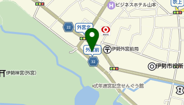 伊勢 甘味堂の地図画像