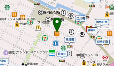 日本茶 きみくら 静岡呉服町店の地図画像