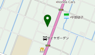 コインランドリー お花畑の地図画像