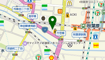 サイアム食堂 akihabara(アキハバラ)の地図画像