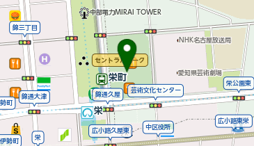 アレックスコンフォート オアシス21の地図画像