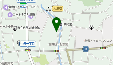 倉敷洋食バラトンの地図画像