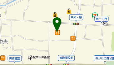 アメモバ イオンモール松本店の地図画像