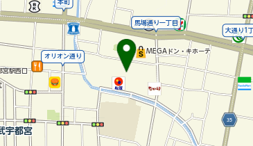 TOMPKINS BRIDAL(トンプキンス ブライダル) 宇都宮の地図画像