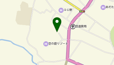 あだたら体育館の地図画像