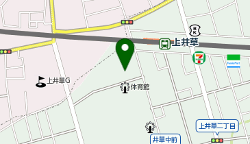 上井草グラウンドの地図画像