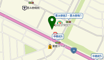 ビックリッキー 恵み野店の地図画像