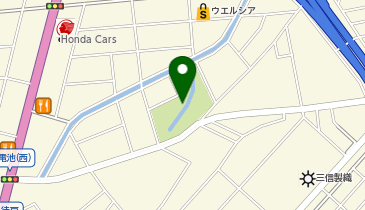 雷電池児童公園の地図画像