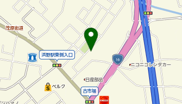 ハッピーカーズ千葉中央店の地図画像